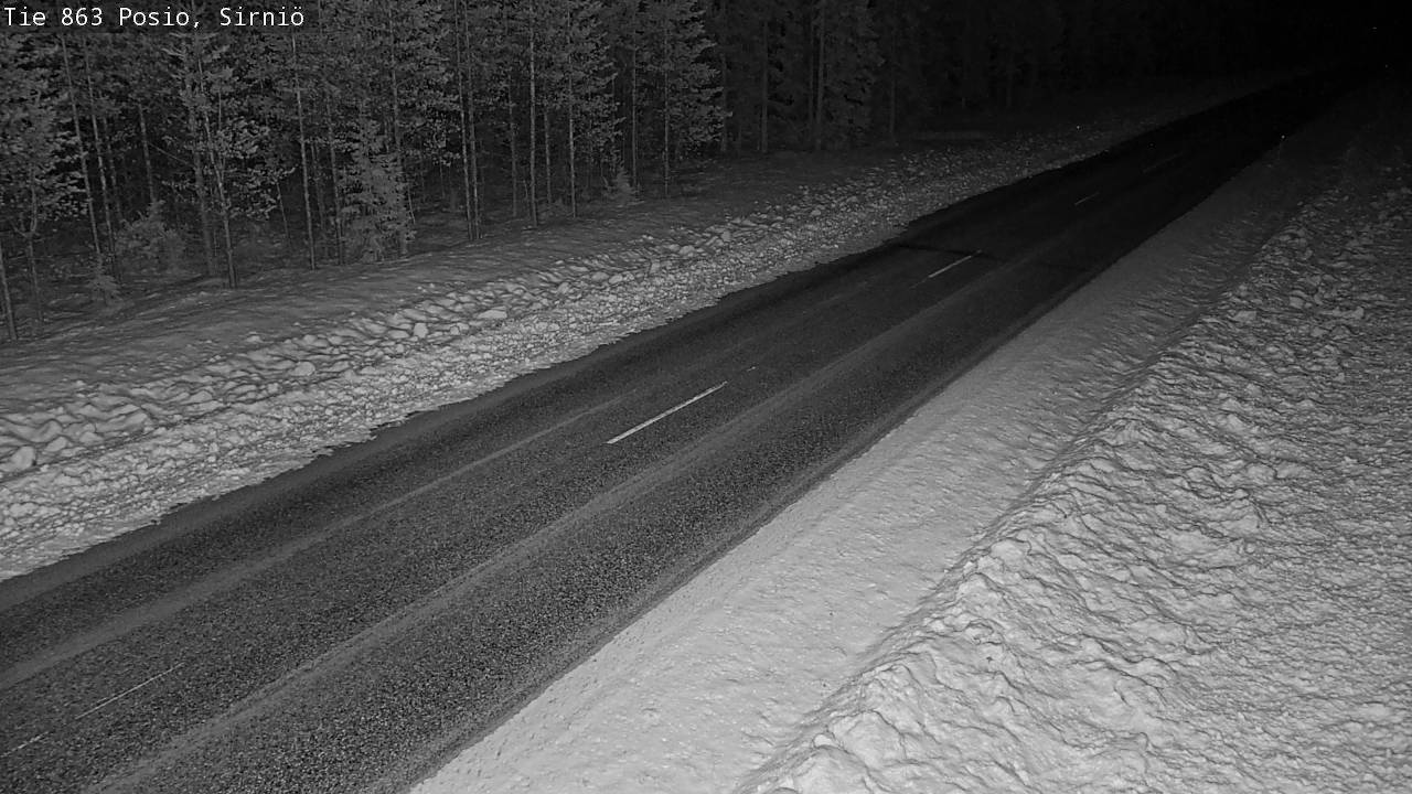 Kelikamerat Kuva Tie 863 Posio, Sirniö, Posio, Lappi