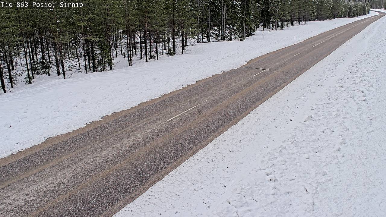 Weather Camera Image Road 863 Posio, Sirniö, Posio, Lappi