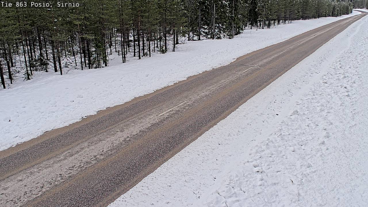 Weather Camera Image Road 863 Posio, Sirniö, Posio, Lappi