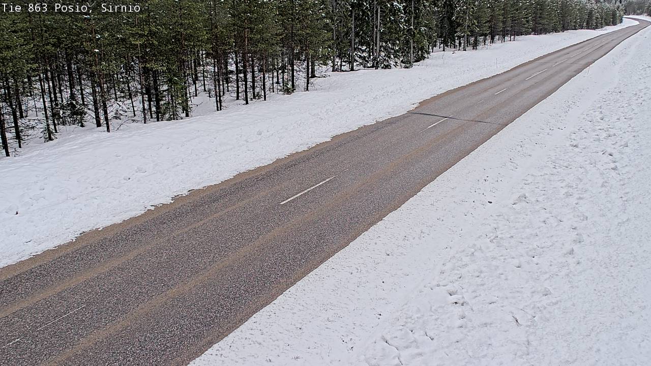 Kelikamerat Kuva Tie 863 Posio, Sirniö, Posio, Lappi
