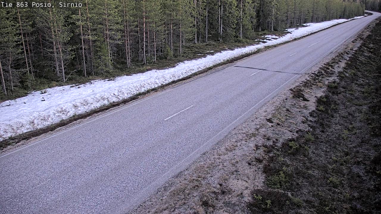 Kelikamerat Kuva Tie 863 Posio, Sirniö, Posio, Lappi