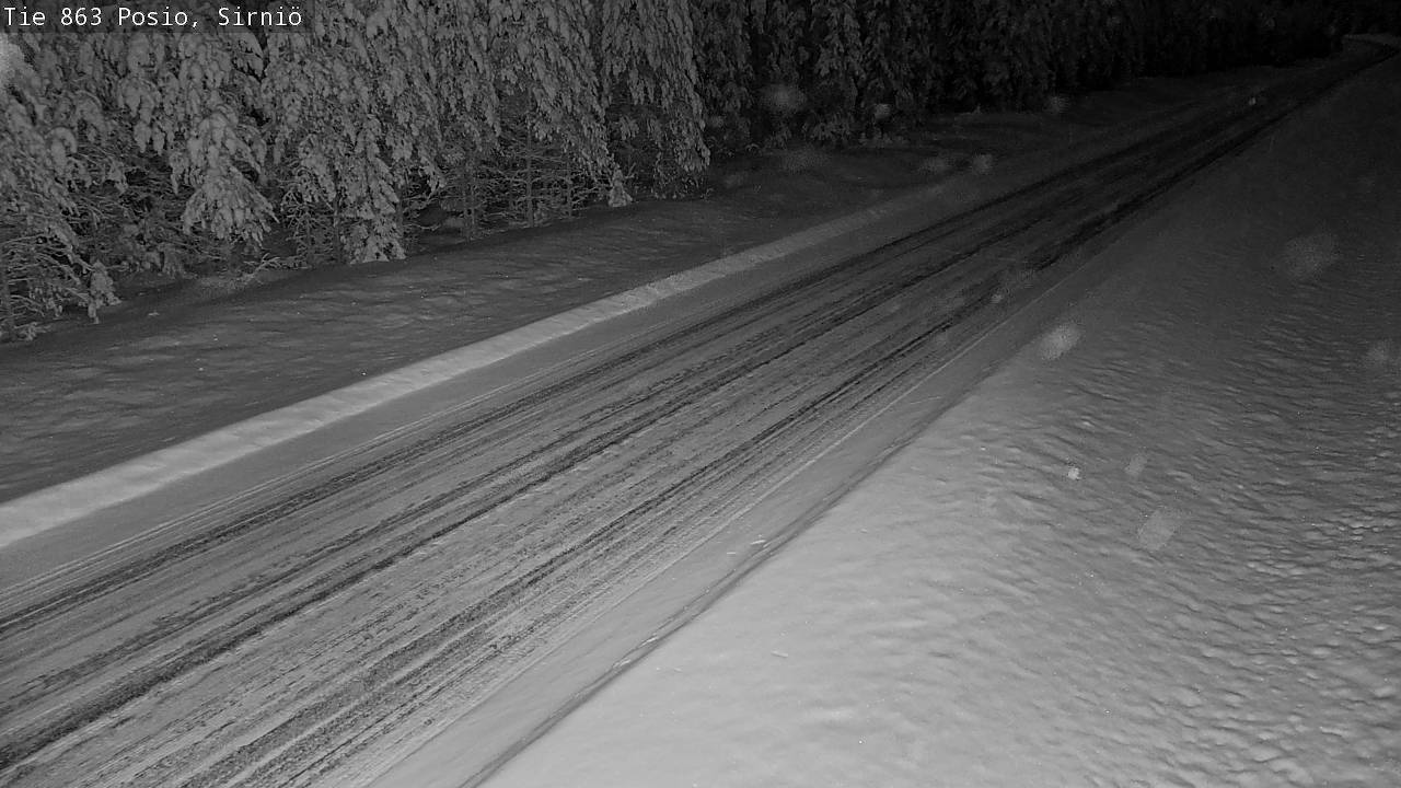 Kelikamerat Kuva Tie 863 Posio, Sirniö, Posio, Lappi