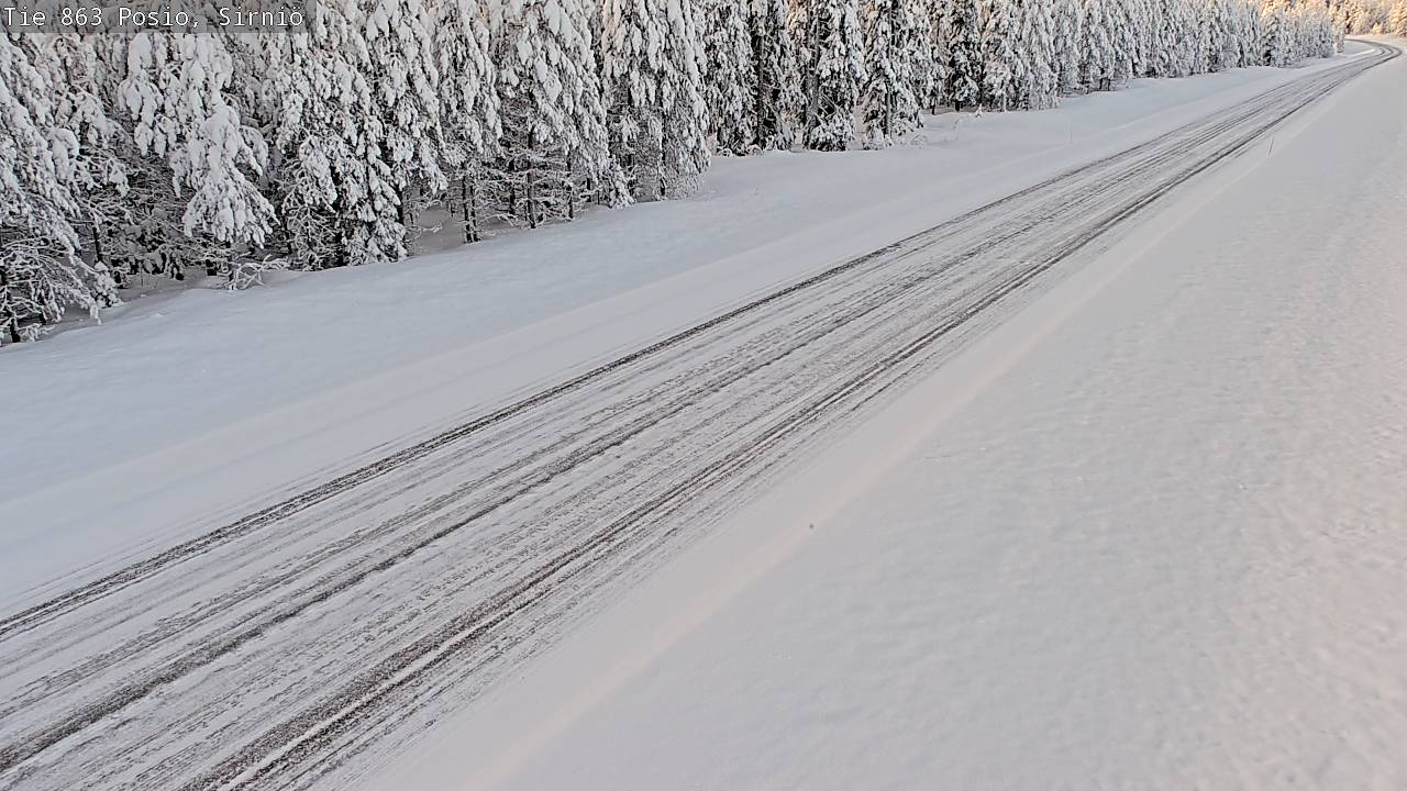 Weather Camera Image Road 863 Posio, Sirniö, Posio, Lappi
