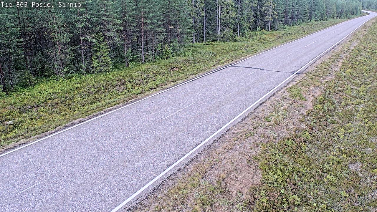 Kelikamerat Kuva Tie 863 Posio, Sirniö, Posio, Lappi