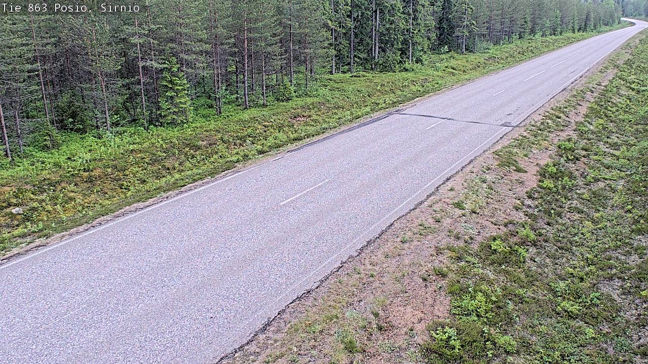 Kelikamerat Kuva Tie 863 Posio, Sirniö, Posio, Lappi