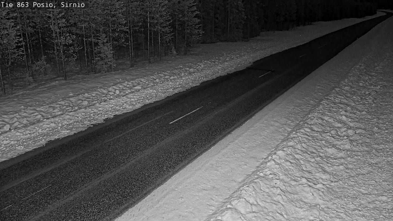 Kelikamerat Kuva Tie 863 Posio, Sirniö, Posio, Lappi