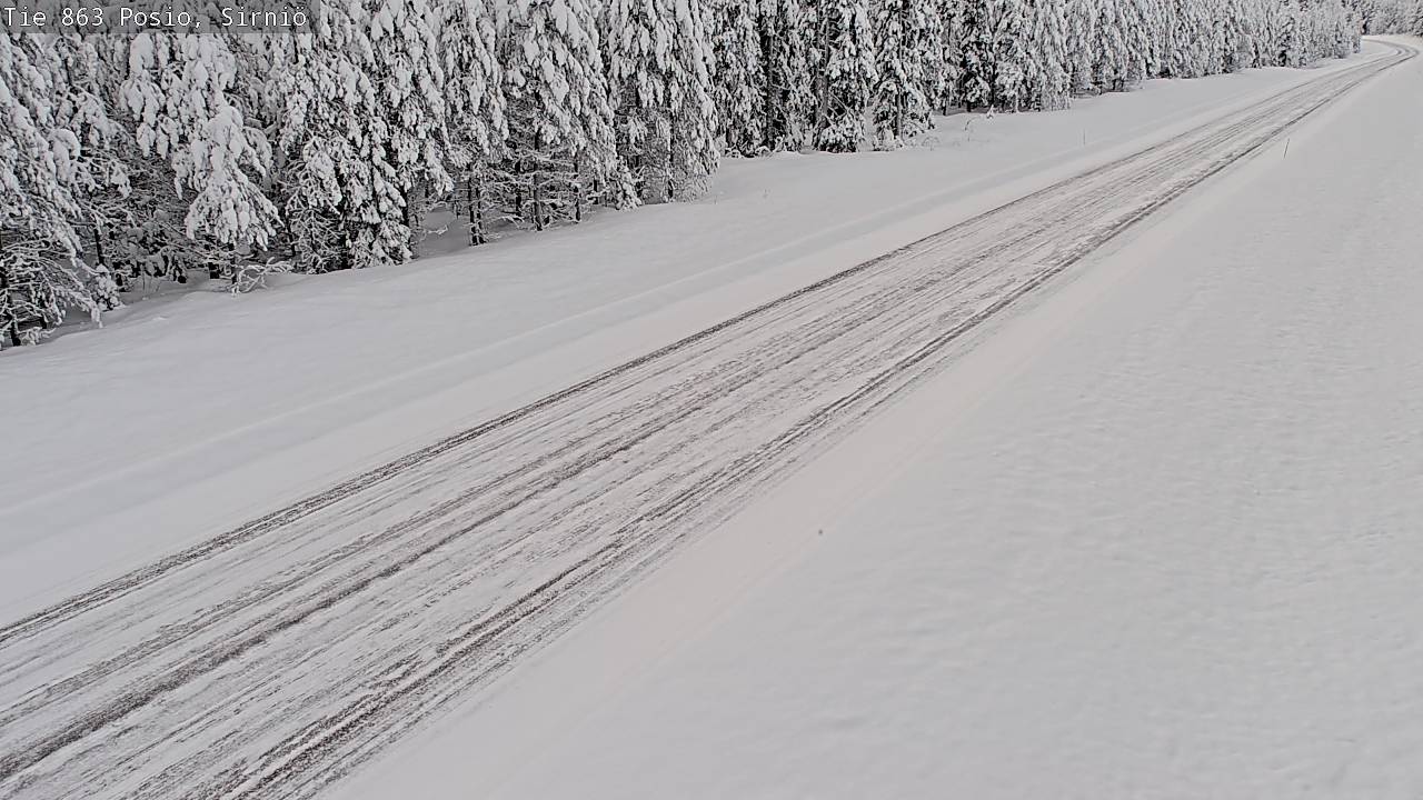 Kelikamerat Kuva Tie 863 Posio, Sirniö, Posio, Lappi