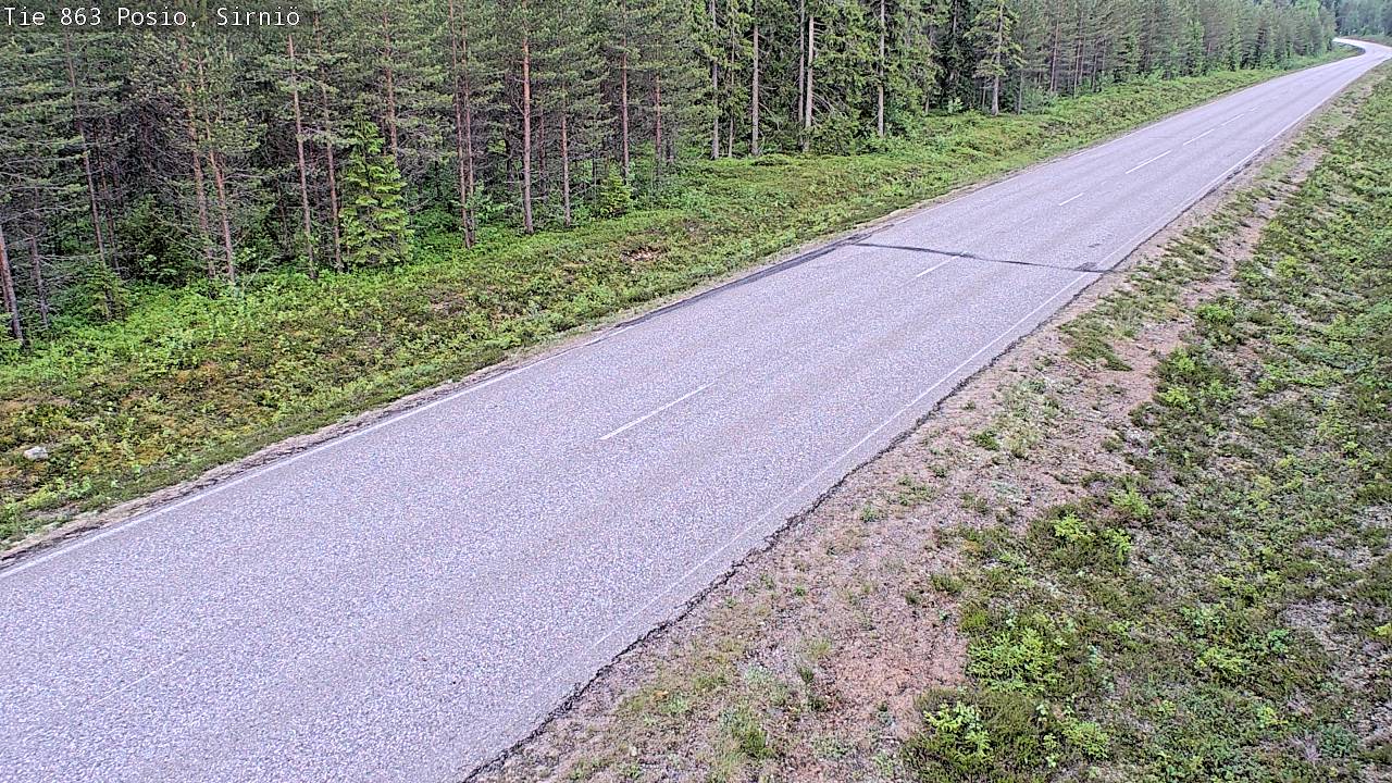 Kelikamerat Kuva Tie 863 Posio, Sirniö, Posio, Lappi