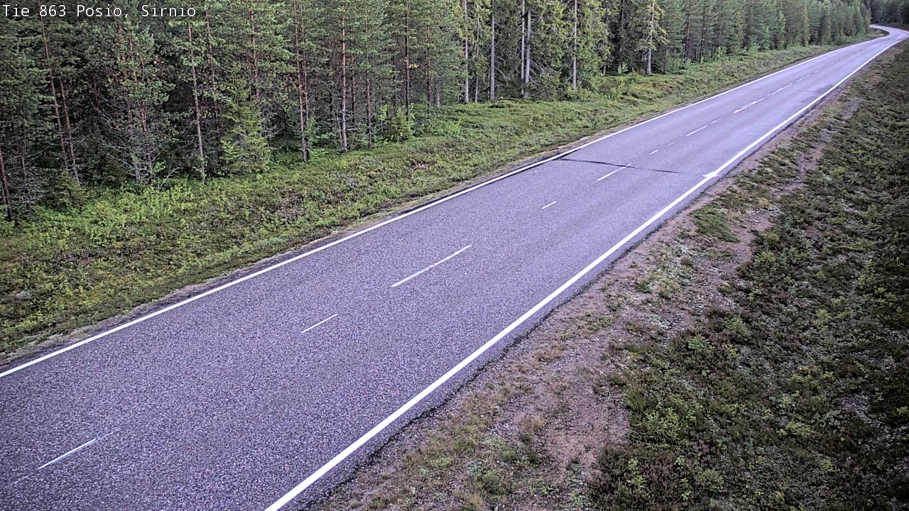 Kelikamerat Kuva Tie 863 Posio, Sirniö, Posio, Lappi