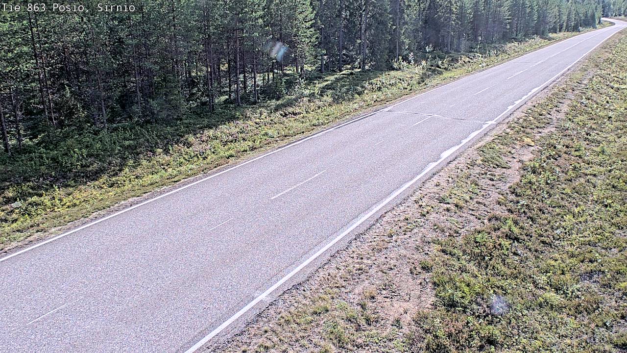 Kelikamerat Kuva Tie 863 Posio, Sirniö, Posio, Lappi