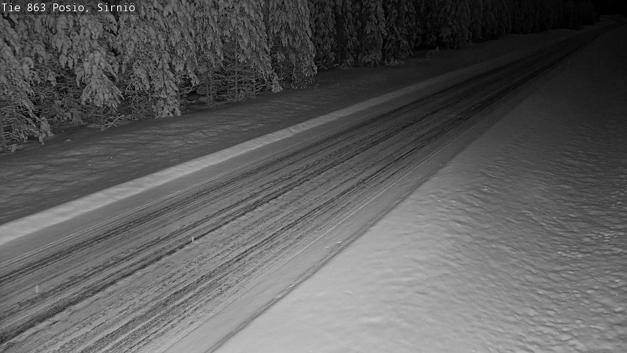 Kelikamerat Kuva Tie 863 Posio, Sirniö, Posio, Lappi