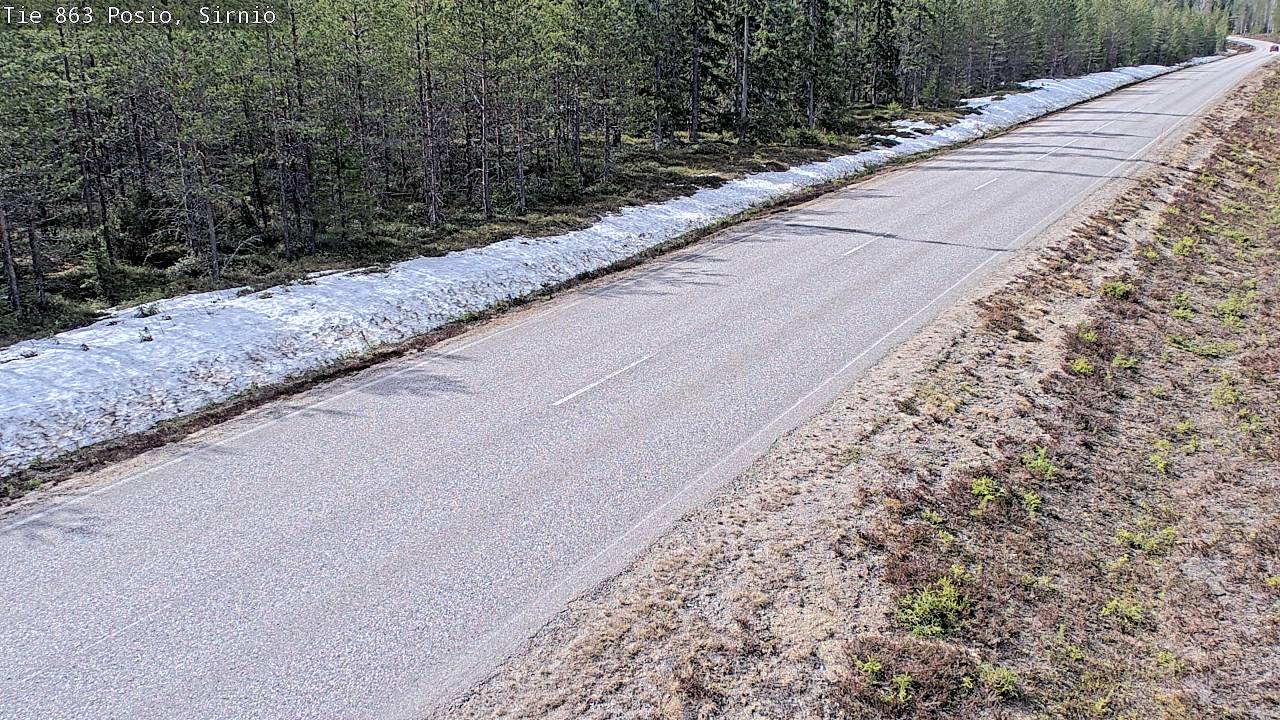 Weather Camera Image Road 863 Posio, Sirniö, Posio, Lappi