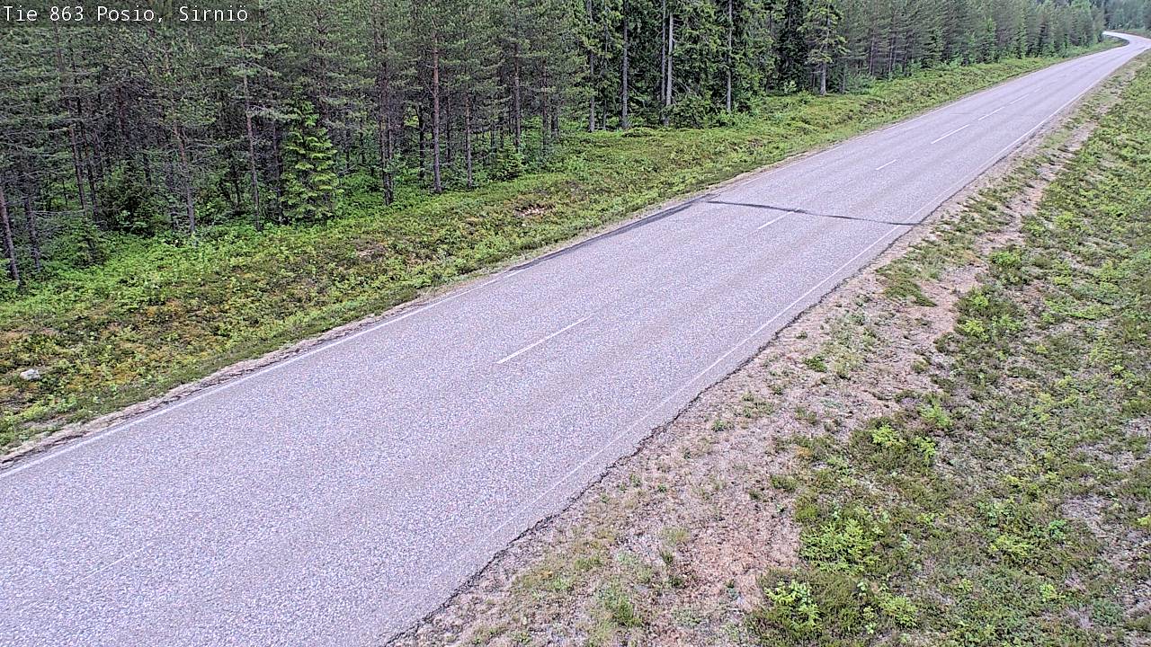 Weather Camera Image Road 863 Posio, Sirniö, Posio, Lappi