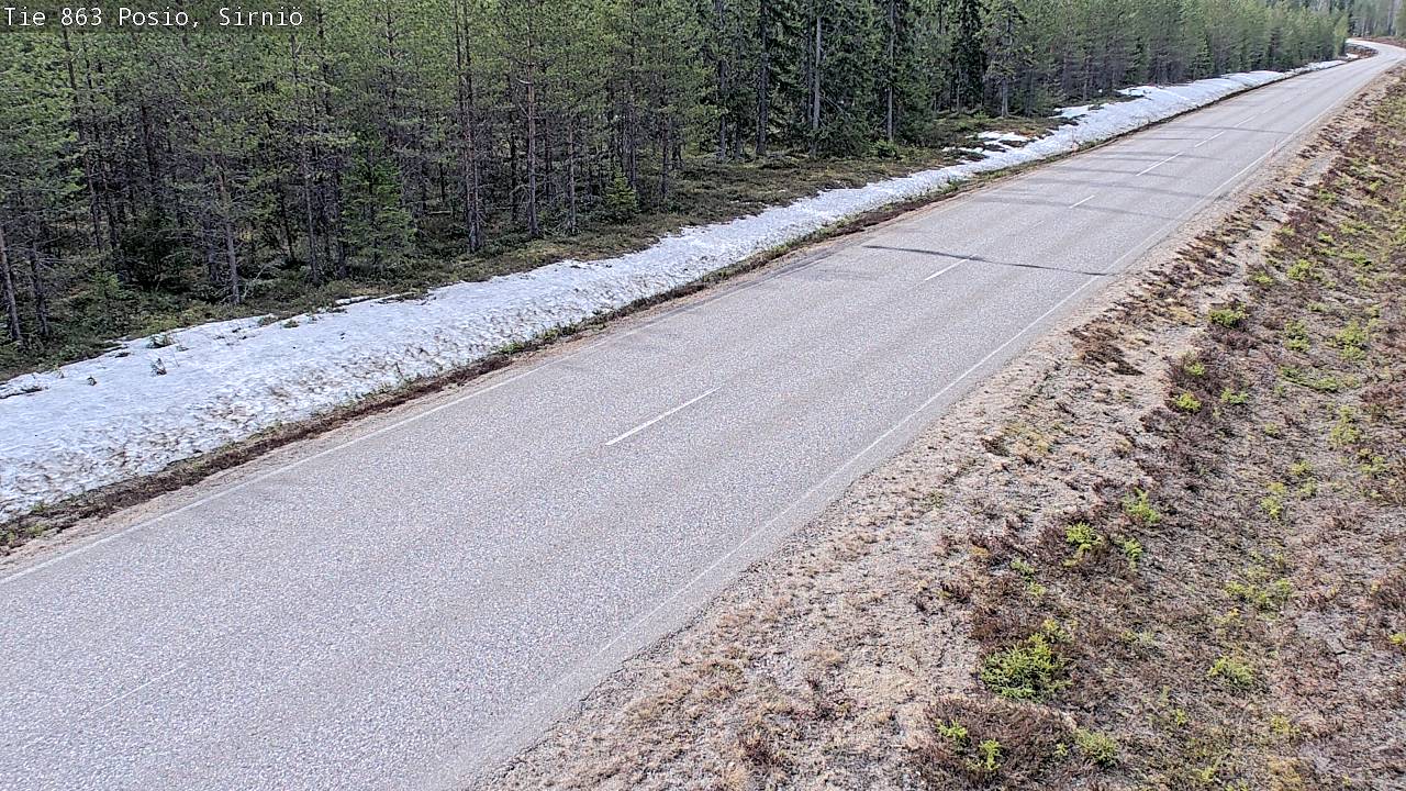 Weather Camera Image Road 863 Posio, Sirniö, Posio, Lappi