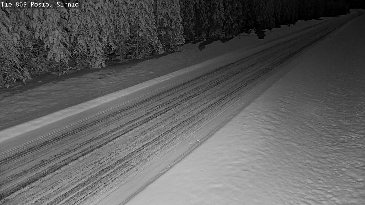 Kelikamerat Kuva Tie 863 Posio, Sirniö, Posio, Lappi