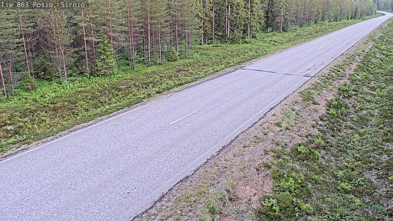 Kelikamerat Kuva Tie 863 Posio, Sirniö, Posio, Lappi