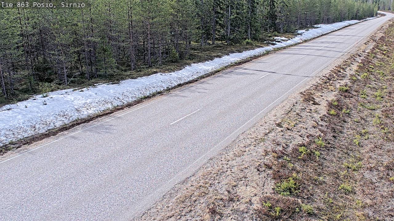 Weather Camera Image Road 863 Posio, Sirniö, Posio, Lappi