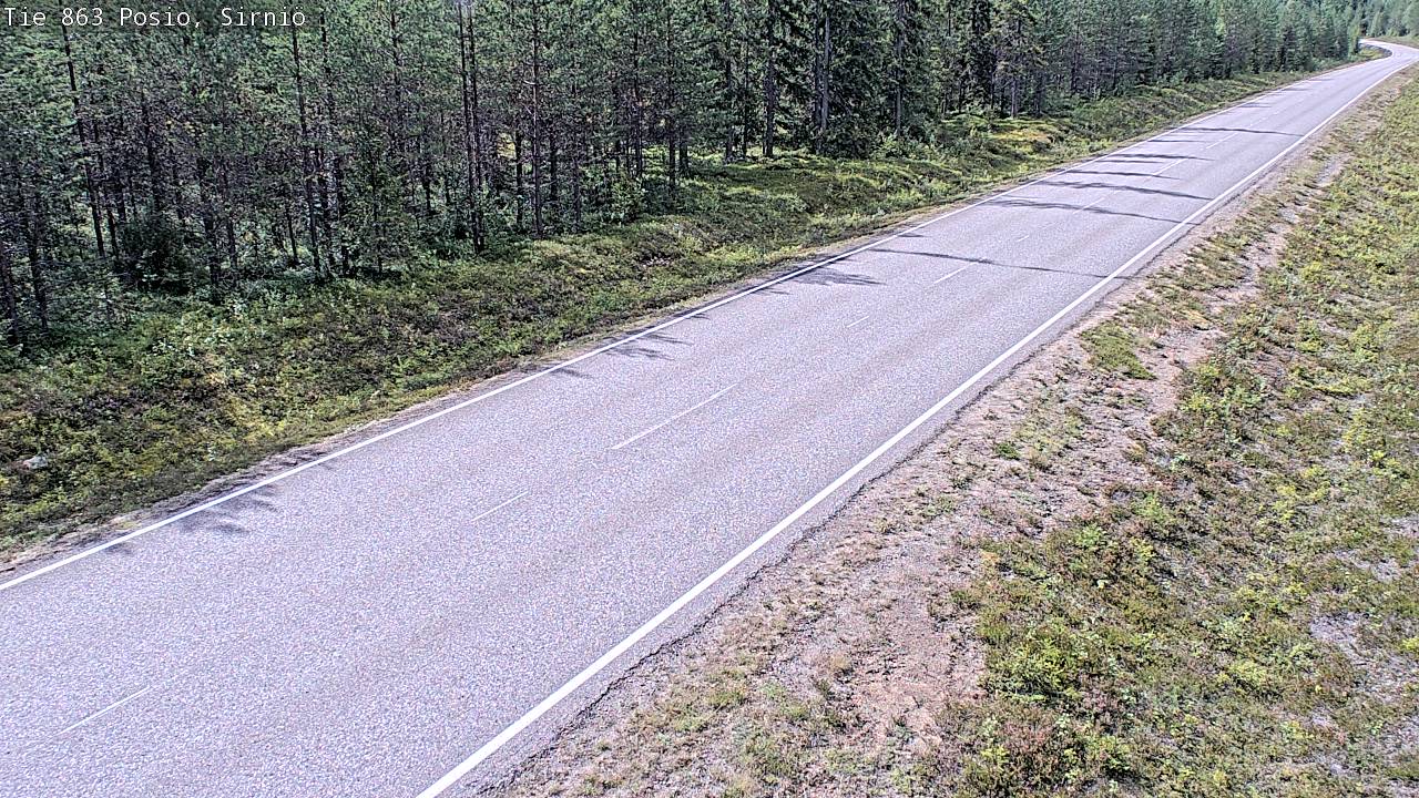 Weather Camera Image Road 863 Posio, Sirniö, Posio, Lappi