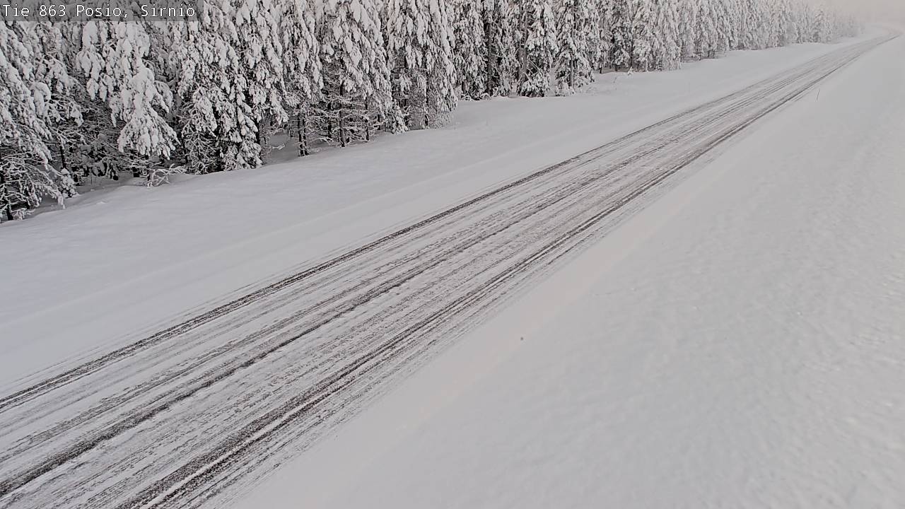 Kelikamerat Kuva Tie 863 Posio, Sirniö, Posio, Lappi