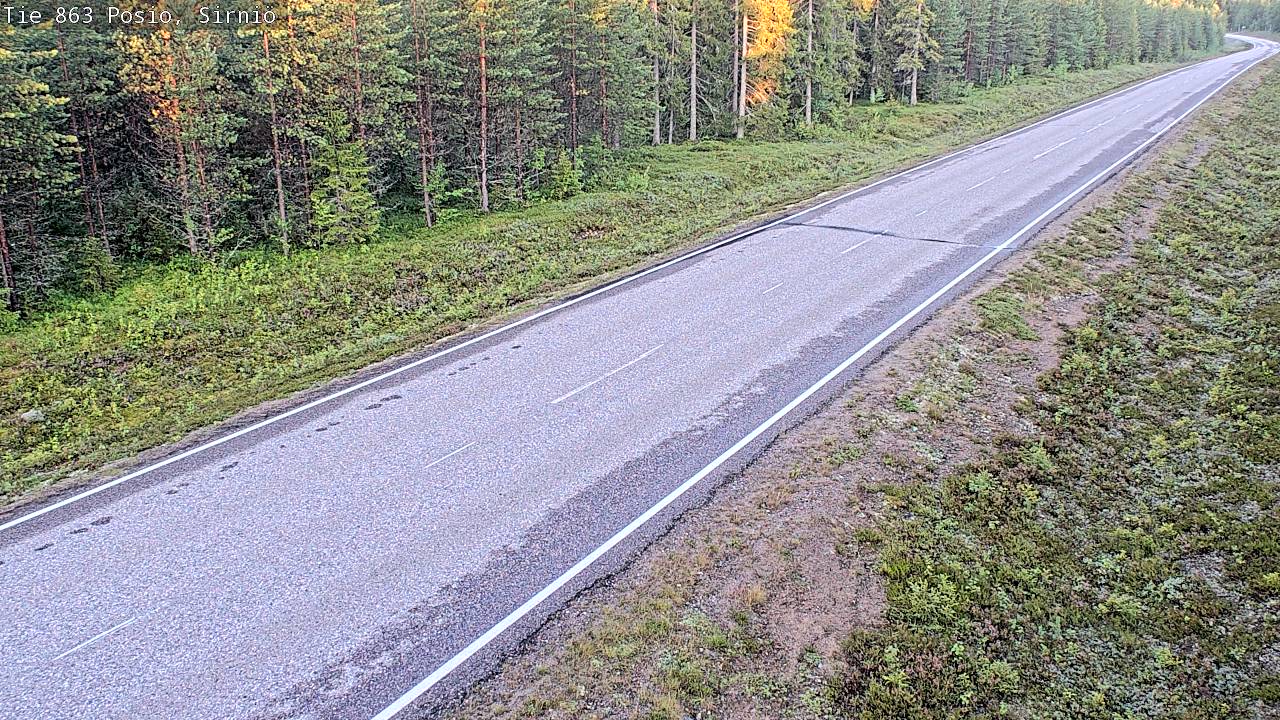 Kelikamerat Kuva Tie 863 Posio, Sirniö, Posio, Lappi