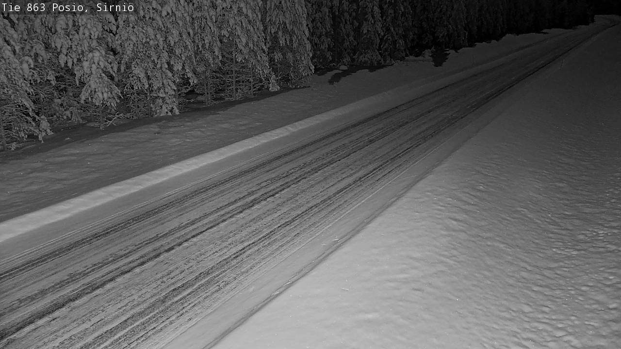 Kelikamerat Kuva Tie 863 Posio, Sirniö, Posio, Lappi