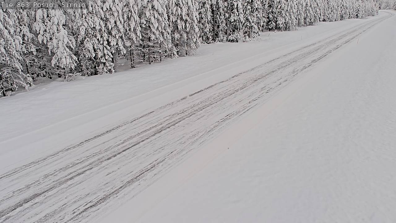 Kelikamerat Kuva Tie 863 Posio, Sirniö, Posio, Lappi