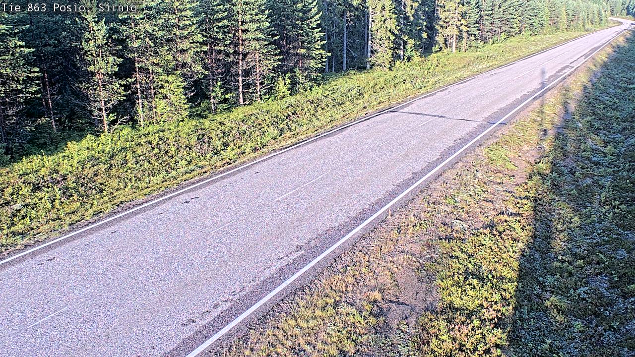 Weather Camera Image Väg 863 Posio, Sirniö, Posio, Lappi
