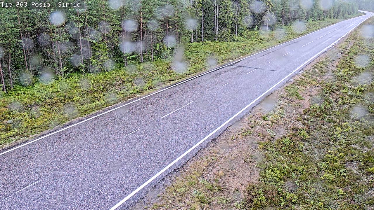 Kelikamerat Kuva Tie 863 Posio, Sirniö, Posio, Lappi