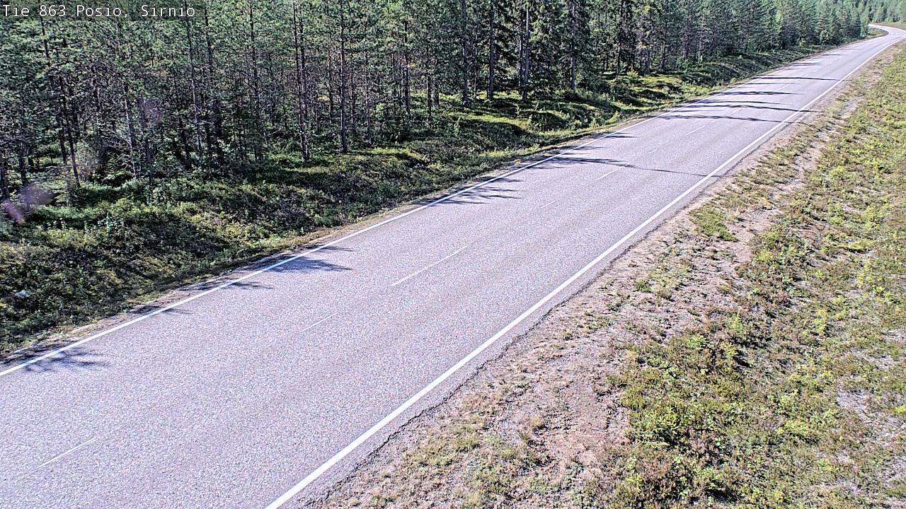 Weather Camera Image Road 863 Posio, Sirniö, Posio, Lappi