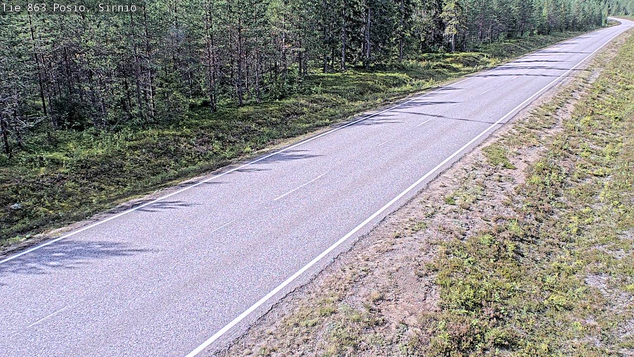 Kelikamerat Kuva Tie 863 Posio, Sirniö, Posio, Lappi