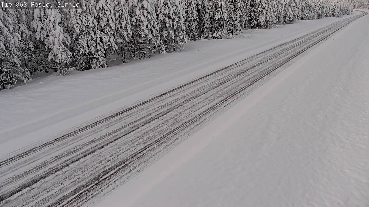 Kelikamerat Kuva Tie 863 Posio, Sirniö, Posio, Lappi