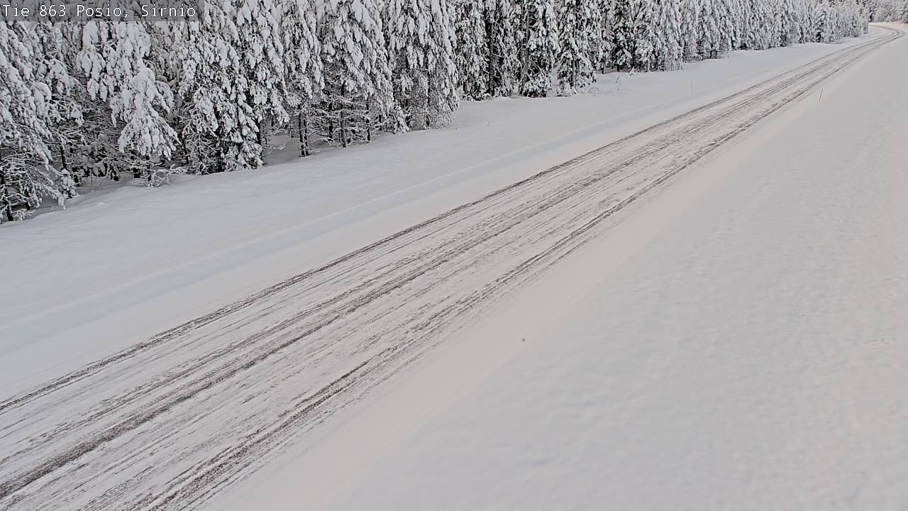 Kelikamerat Kuva Tie 863 Posio, Sirniö, Posio, Lappi