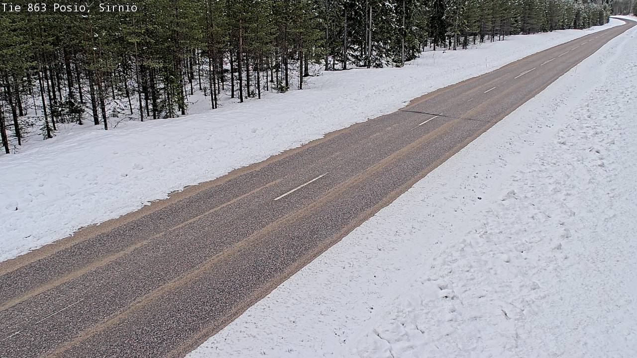 Kelikamerat Kuva Tie 863 Posio, Sirniö, Posio, Lappi