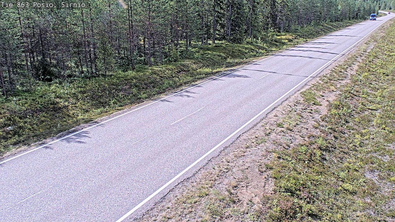 Weather Camera Image Road 863 Posio, Sirniö, Posio, Lappi
