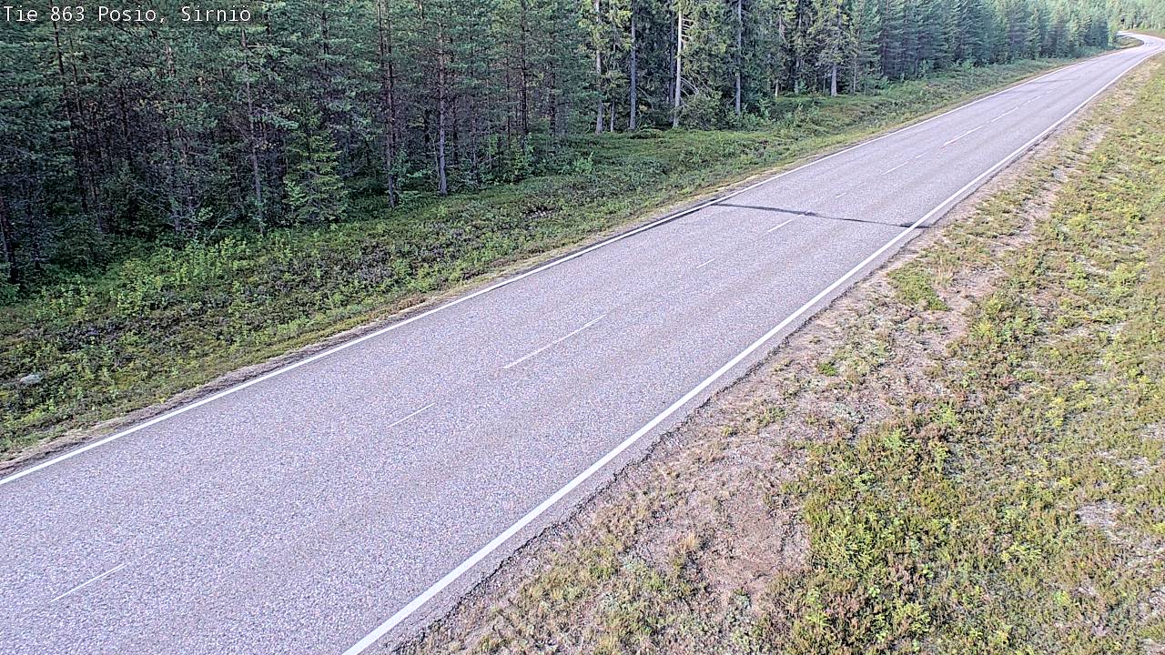 Kelikamerat Kuva Tie 863 Posio, Sirniö, Posio, Lappi