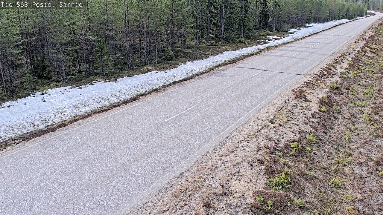 Weather Camera Image Road 863 Posio, Sirniö, Posio, Lappi
