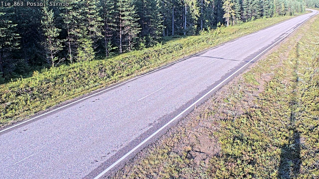 Kelikamerat Kuva Tie 863 Posio, Sirniö, Posio, Lappi