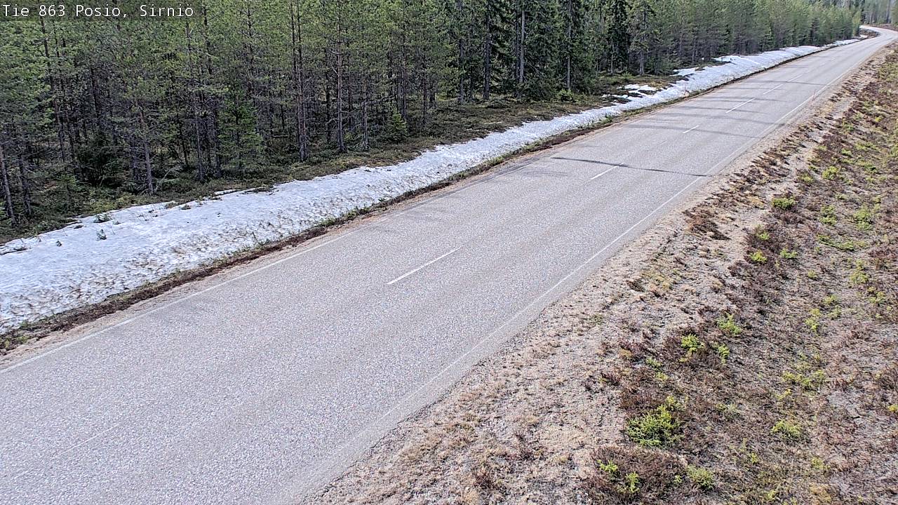Weather Camera Image Road 863 Posio, Sirniö, Posio, Lappi