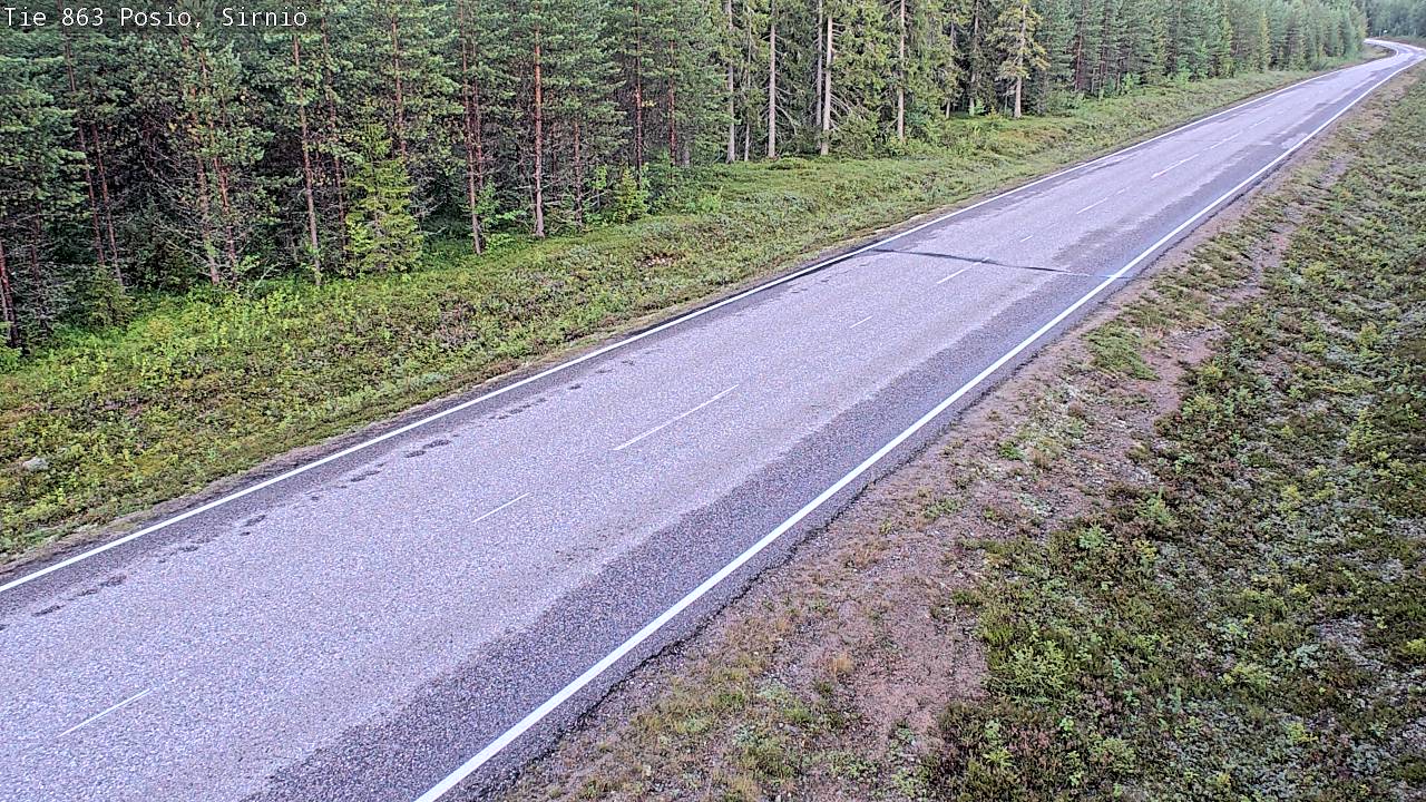 Kelikamerat Kuva Tie 863 Posio, Sirniö, Posio, Lappi