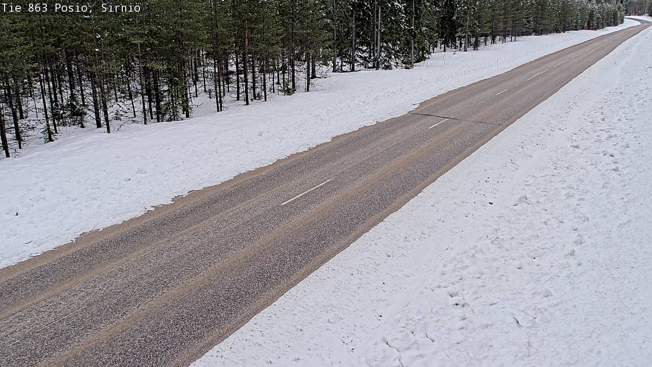 Kelikamerat Kuva Tie 863 Posio, Sirniö, Posio, Lappi