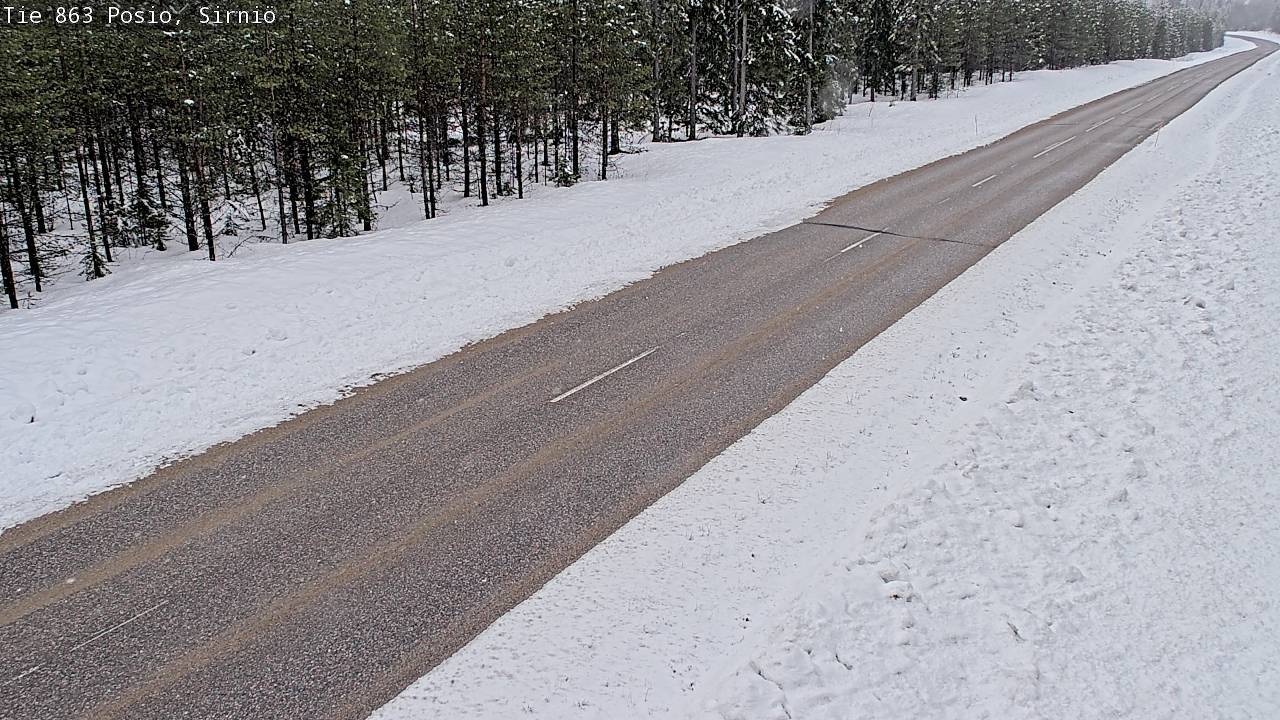 Kelikamerat Kuva Tie 863 Posio, Sirniö, Posio, Lappi