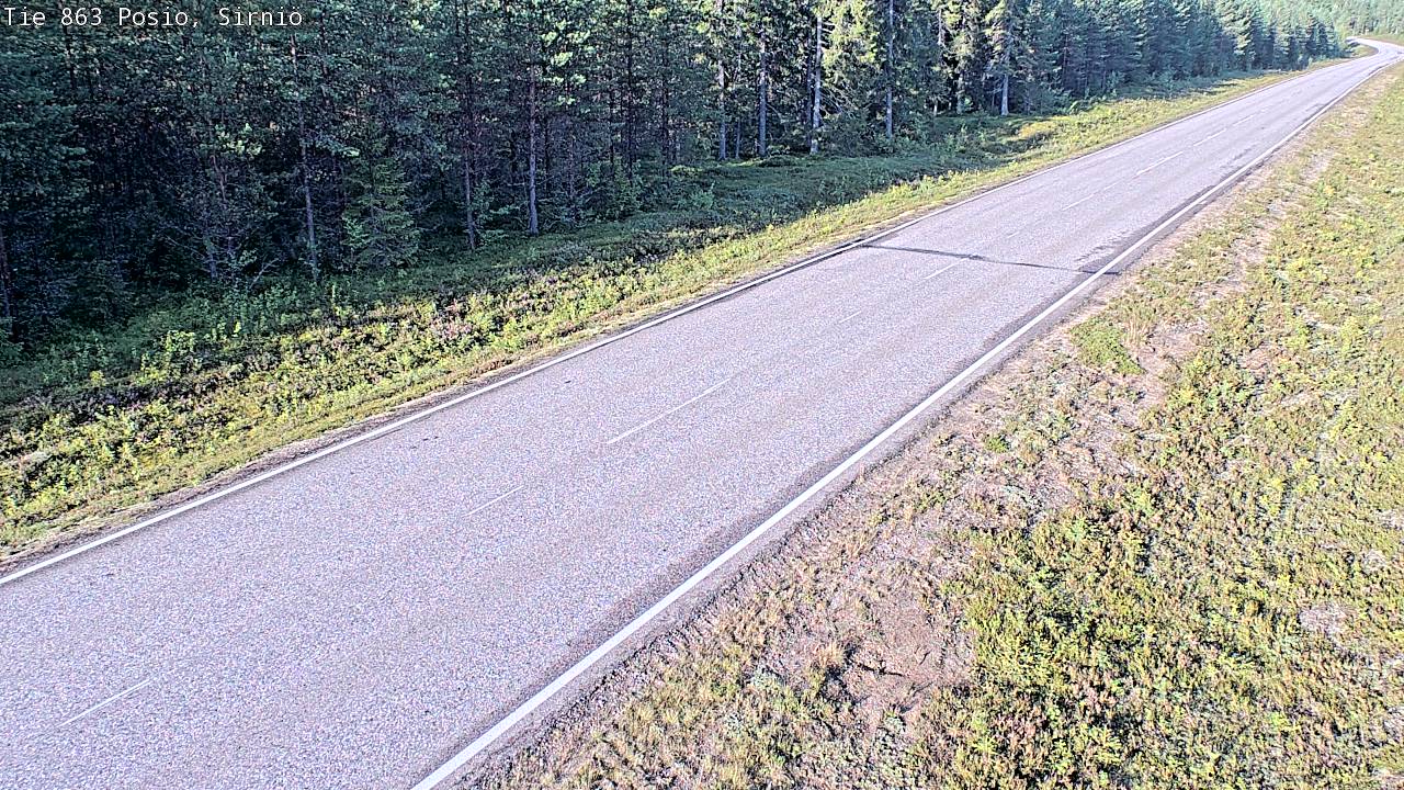 Kelikamerat Kuva Tie 863 Posio, Sirniö, Posio, Lappi
