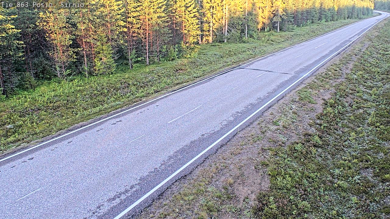 Kelikamerat Kuva Tie 863 Posio, Sirniö, Posio, Lappi