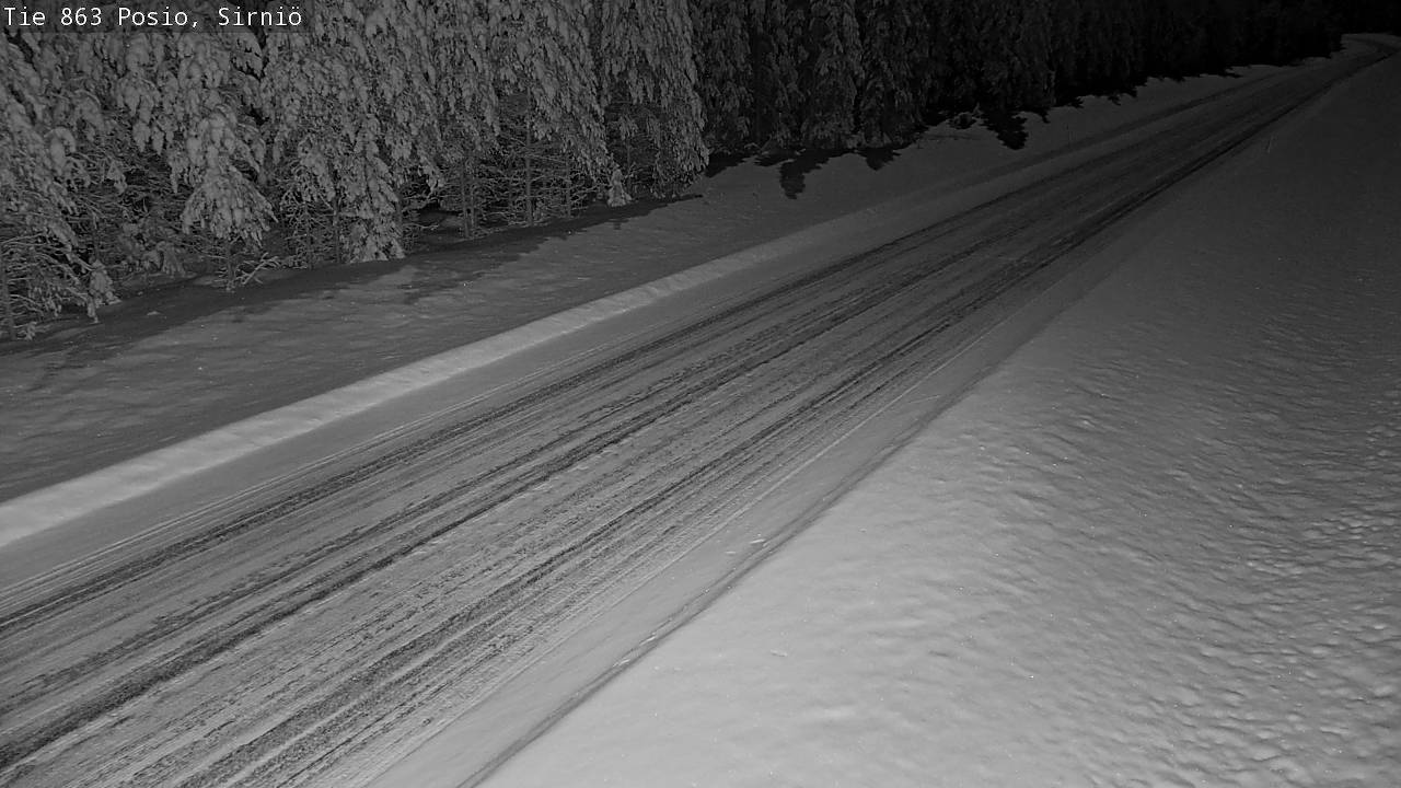 Kelikamerat Kuva Tie 863 Posio, Sirniö, Posio, Lappi