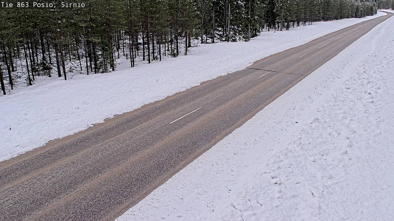 Kelikamerat Kuva Tie 863 Posio, Sirniö, Posio, Lappi