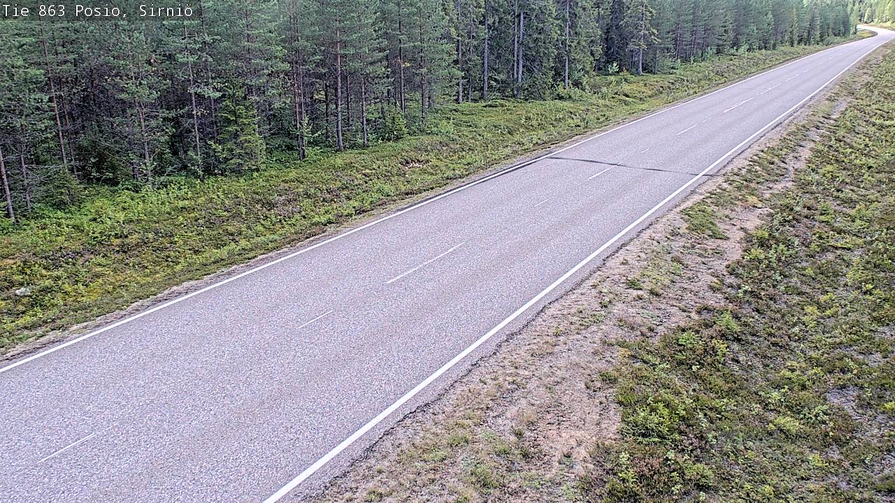Kelikamerat Kuva Tie 863 Posio, Sirniö, Posio, Lappi
