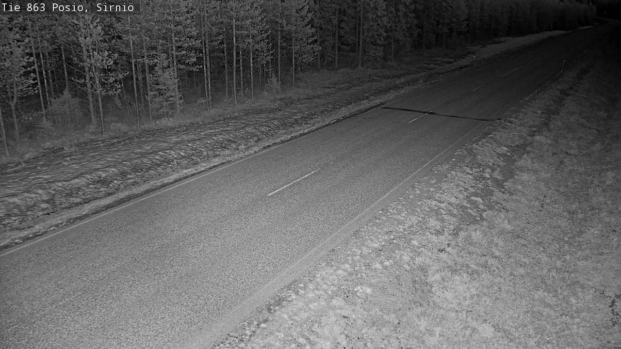 Kelikamerat Kuva Tie 863 Posio, Sirniö, Posio, Lappi
