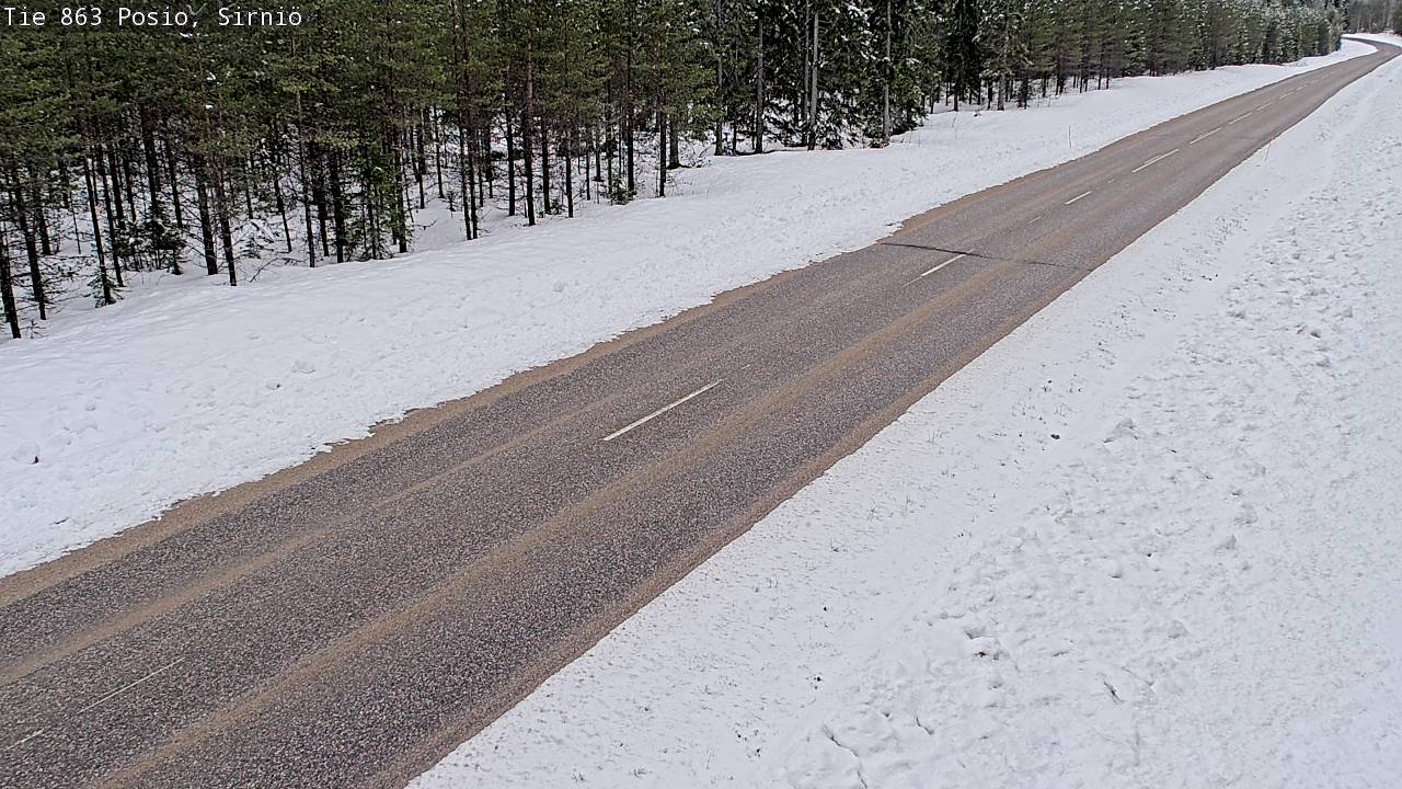 Kelikamerat Kuva Tie 863 Posio, Sirniö, Posio, Lappi