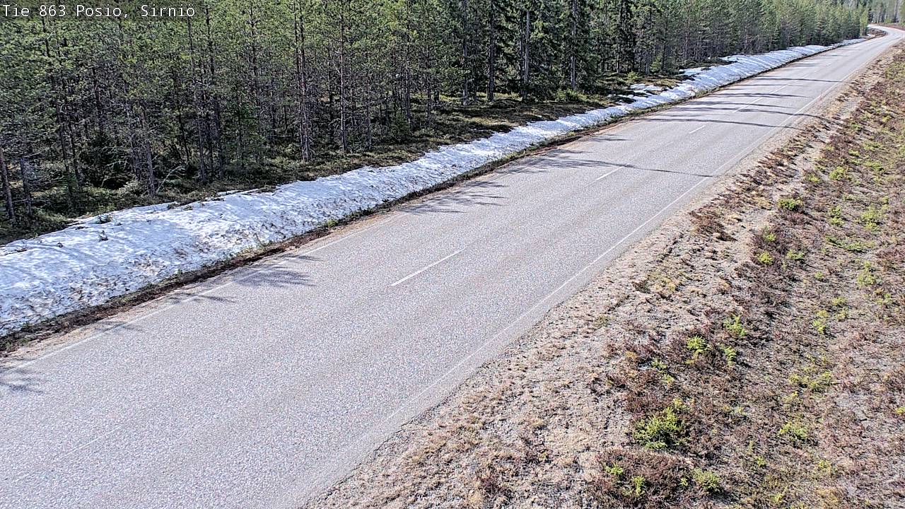 Weather Camera Image Road 863 Posio, Sirniö, Posio, Lappi