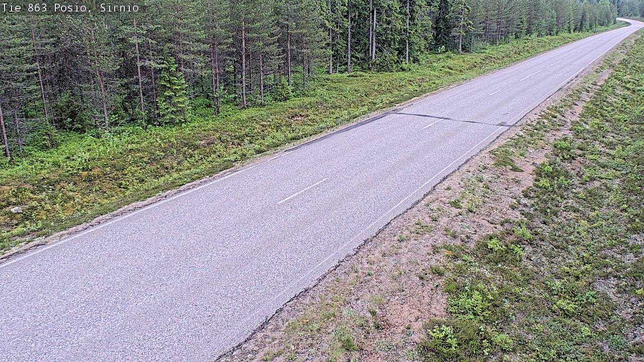 Kelikamerat Kuva Tie 863 Posio, Sirniö, Posio, Lappi
